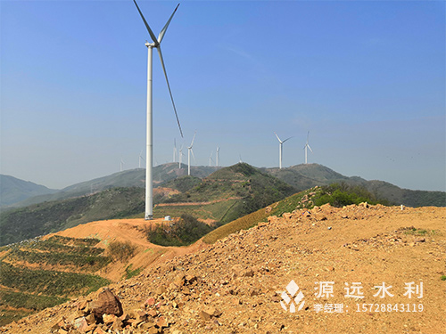 前往河南平顶山某风电项目进行考察
